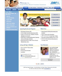 JDRF Bay State website