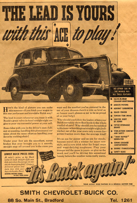 1937 Buick Ad