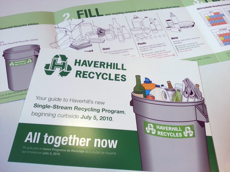 Haverhill Single-Stream Recycling Brochure